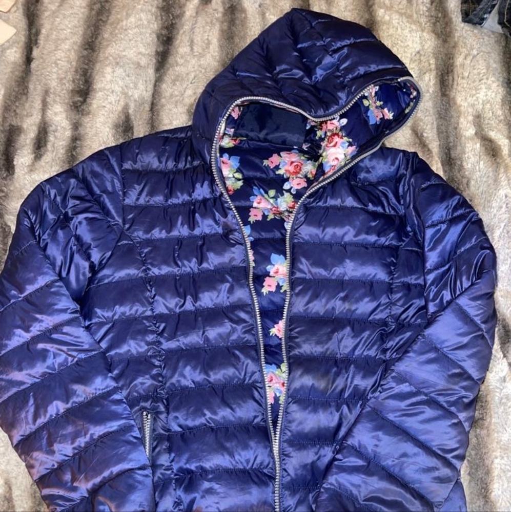 Reversible italian winter coat